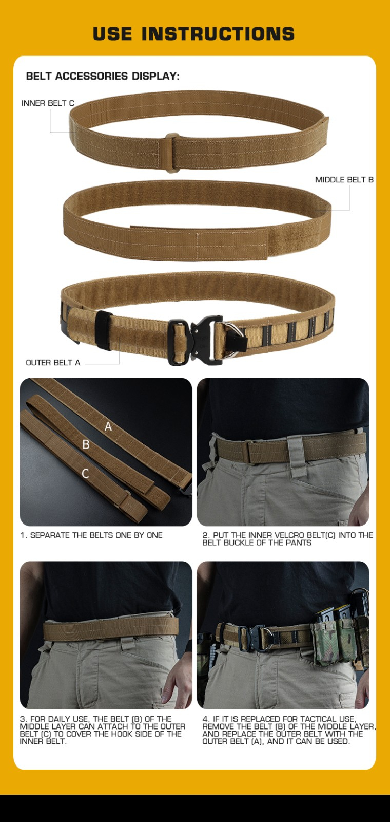 WoSporT Special Combat Belt shooting belt